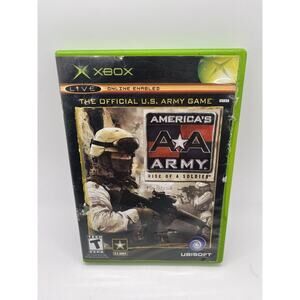 America's Army: Rise of a Soldier (Microsoft Xbox, 2005) DISC & CASE ONLY